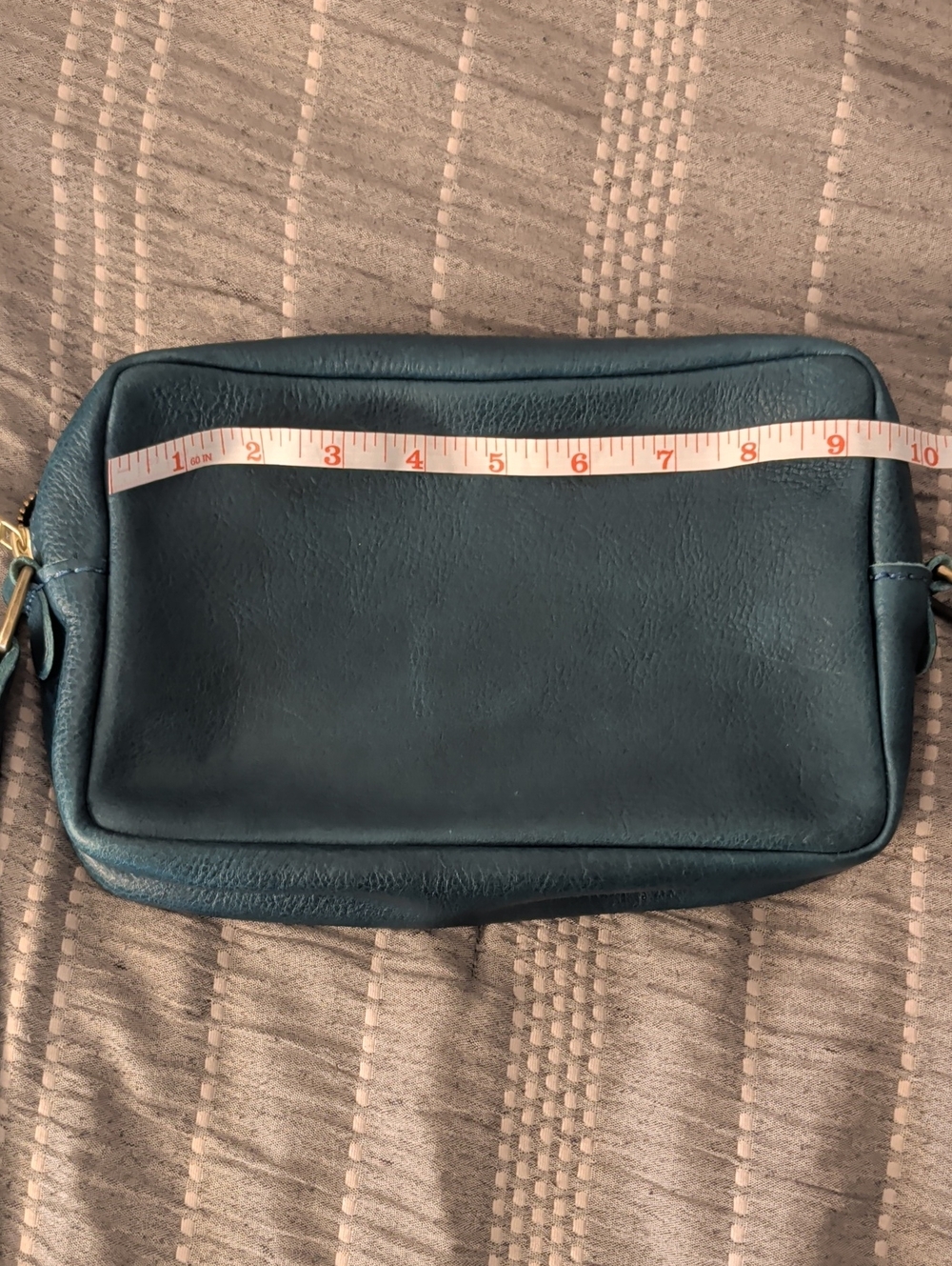 NWOT Portland Leather Large Camera Bag - OG Lagoon - Picture 4 of 6